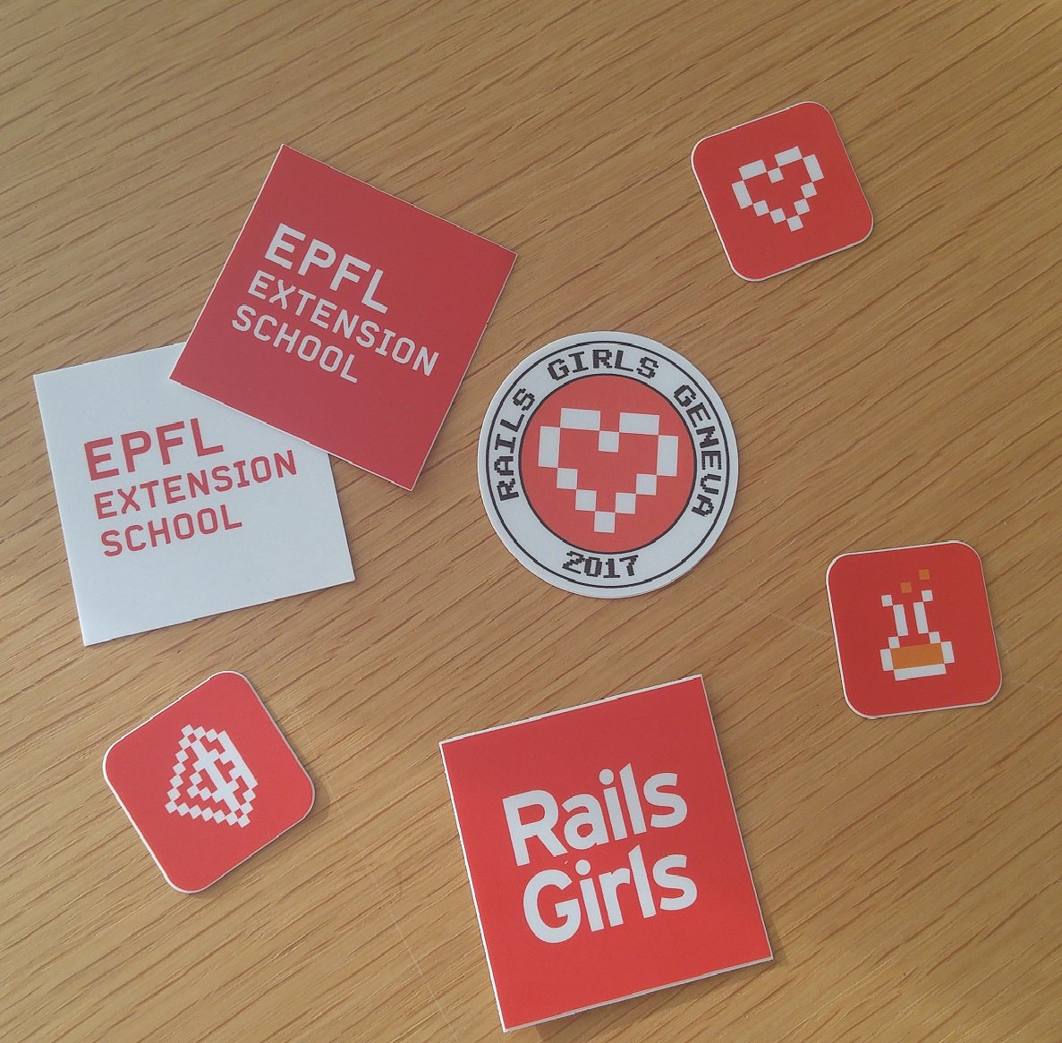 RailsGirlsGVA's tweet photo. Where have you sticked your #railsgirlsgva stickers provided by @stickermule? https://t.co/MQHCZWCvQU
