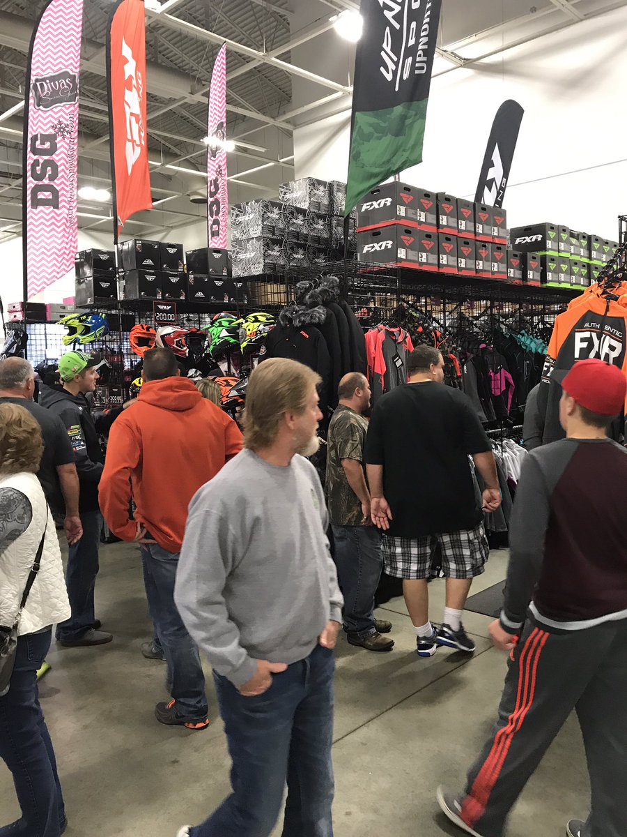 Snowmobile_USA's tweet photo. Good morning from the Milwaukee show. The show will go today until 7:00 pm. Think Snow! https://t.co/jLjCTguqrP