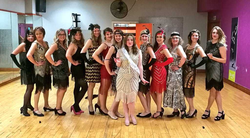 FionaCheerCo's tweet photo. @CheerleadingCo @hattiegirl1 #20s #flappergirl #dance #henpartyideas Harriet and hens in their gorgeous #Charleston dresses! #manchester https://t.co/GaCuXTmn5A