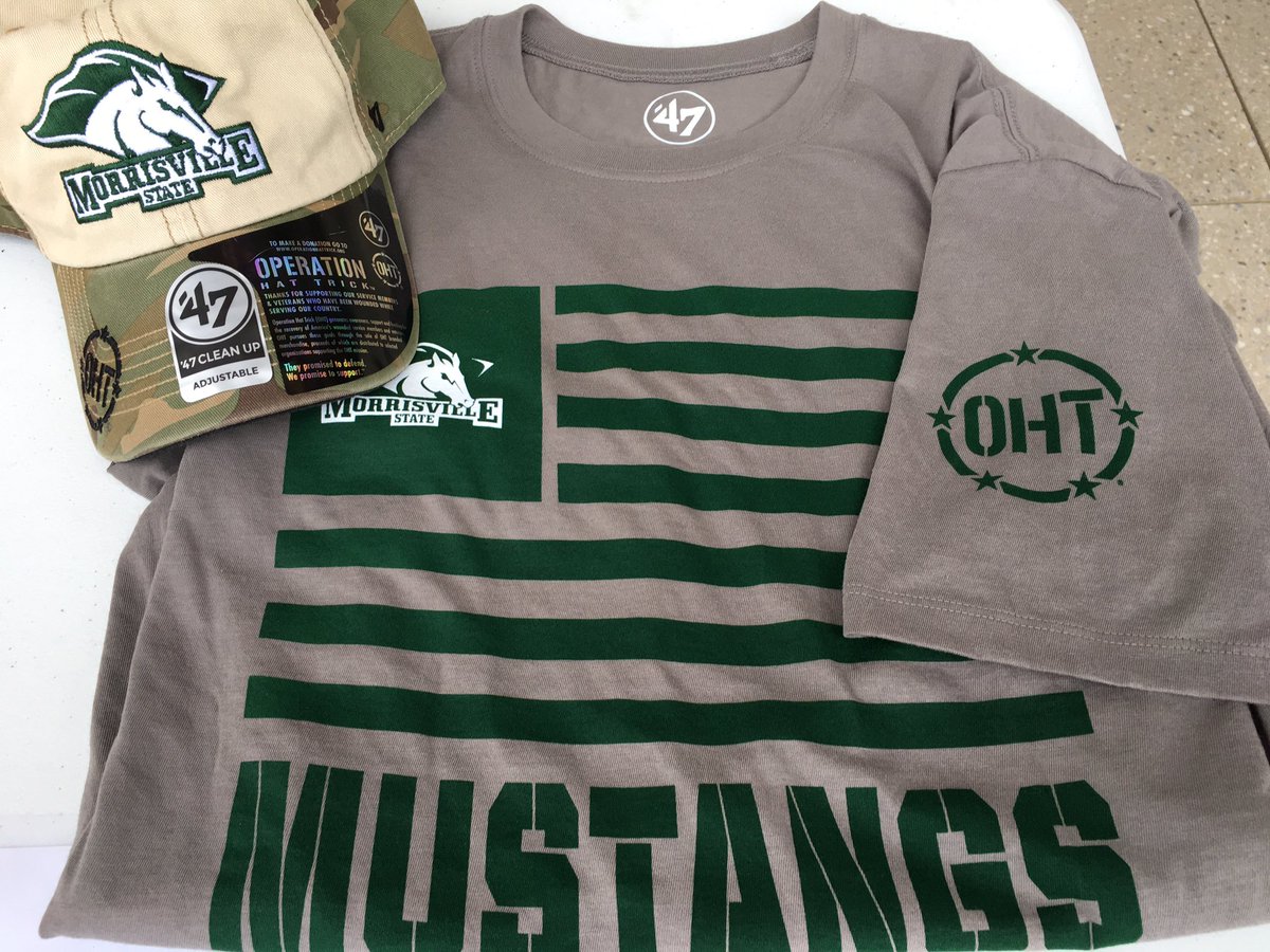 MSCMustangs's tweet photo. In support of #OperationHatTrick, MSOC has these hats and Ts available at today's game! Stop in down!! https://t.co/zwxNZMyAUq