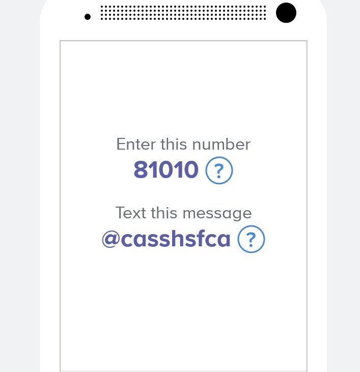 CassHigh_FCA's tweet photo. We hope you're all having a great fall break so far 💙
Join our remind to receive updates about huddles, special events &amp; daily encouragement https://t.co/WT3xUKHagB