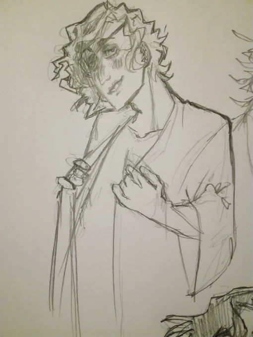 I drew a sheet full of Julian's. #TheArcanaGame is so good! I can't wait for the next book. 