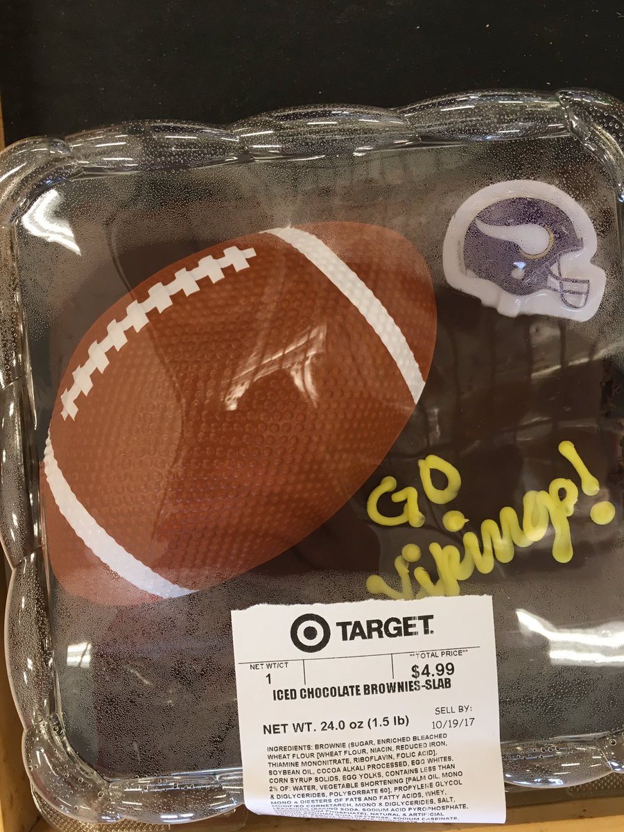 Looking forward to the big showdown tomorrow. Should be a 'sweet' game to watch! #PackersVikings #Skol #GoPackGo