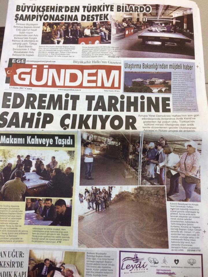 antandros's tweet photo. #antandrosantikkent kazı alanımızda vatandaşlar https://t.co/6wCKRCEadS