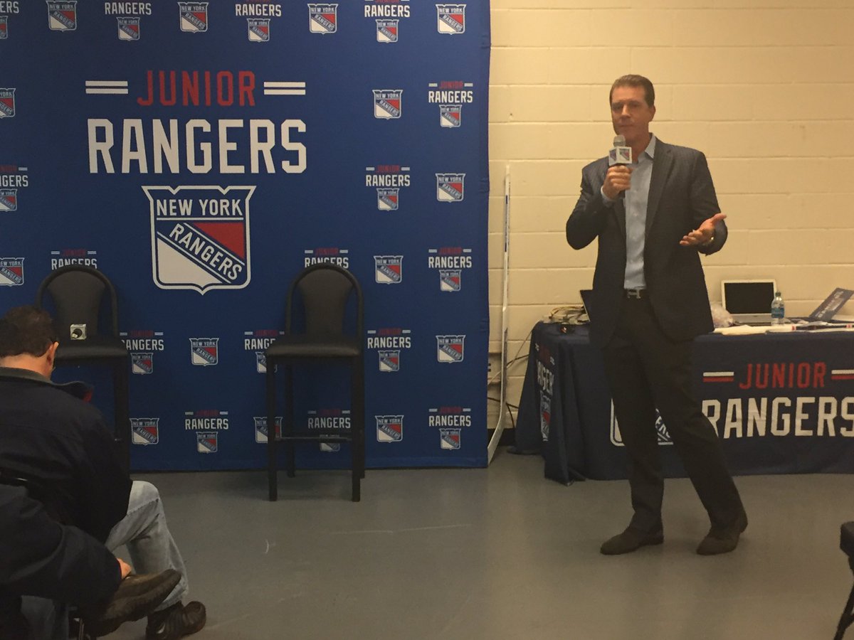 JuniorRangers's tweet photo. #NYR alum @VallysView shares his knowledge on goaltending development for all levels. #GrowingTheGame https://t.co/CVD7OCEBLo