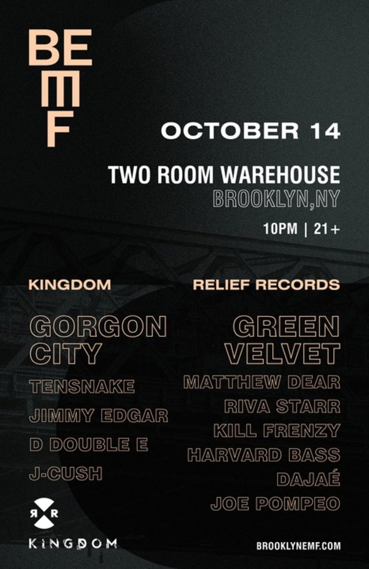SecretGuestNYC's tweet photo. TONIGHT: @BrooklynEMF w/Gorgon City/ @GreenVelvet_ / Tensnake/ @matthewdear &amp; more! Use discount code "puertorico" @ https://t.co/EGrupIhYp3 https://t.co/UpzI0UtNK4