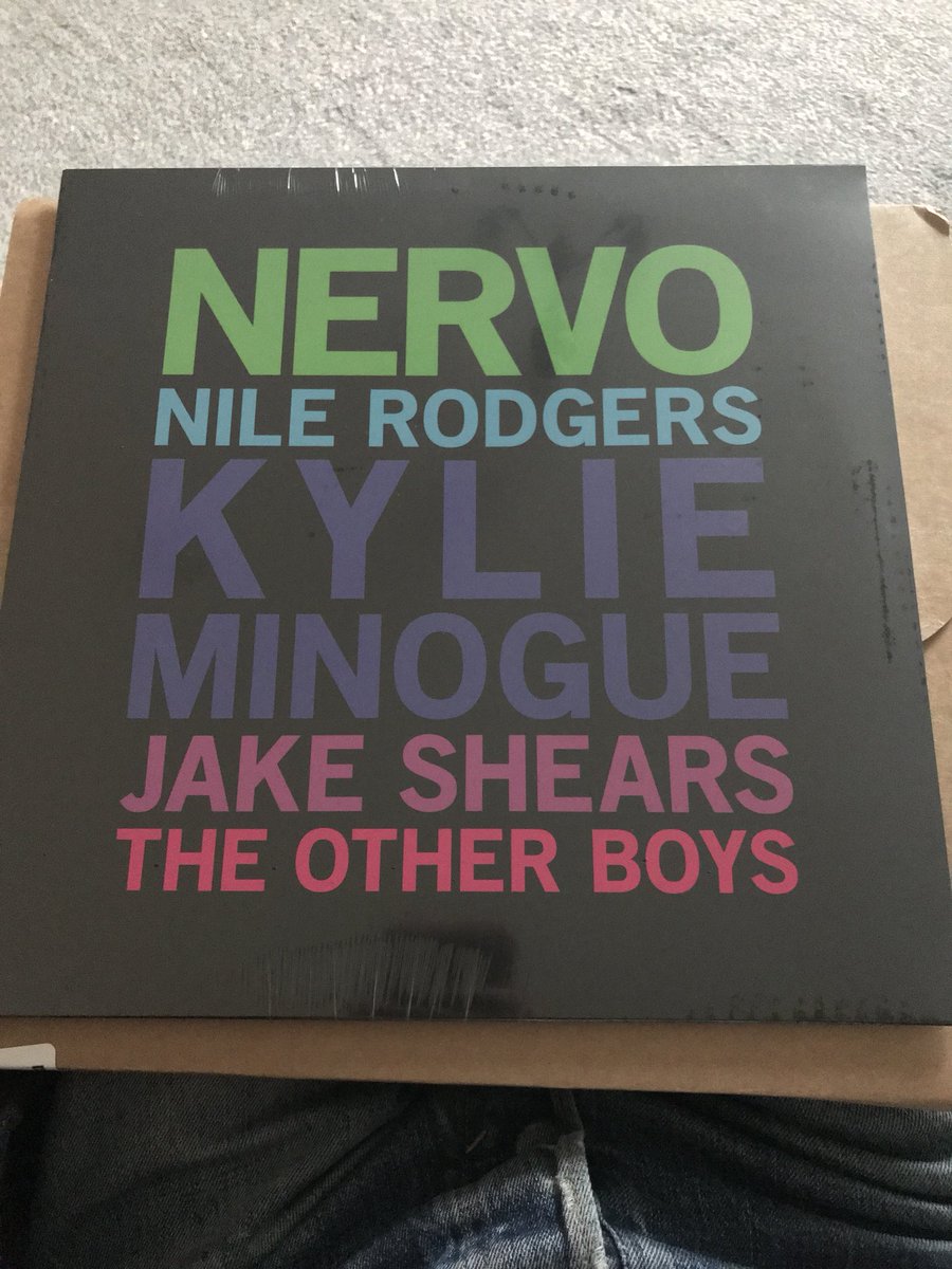zebradavid's tweet photo. @kylieminogue @nervomusic @Jakeshears @nilerodgers Yay!! So happy to finally have my The Other Boys vinyl!! 😁😁 https://t.co/3NmSOX3pf7