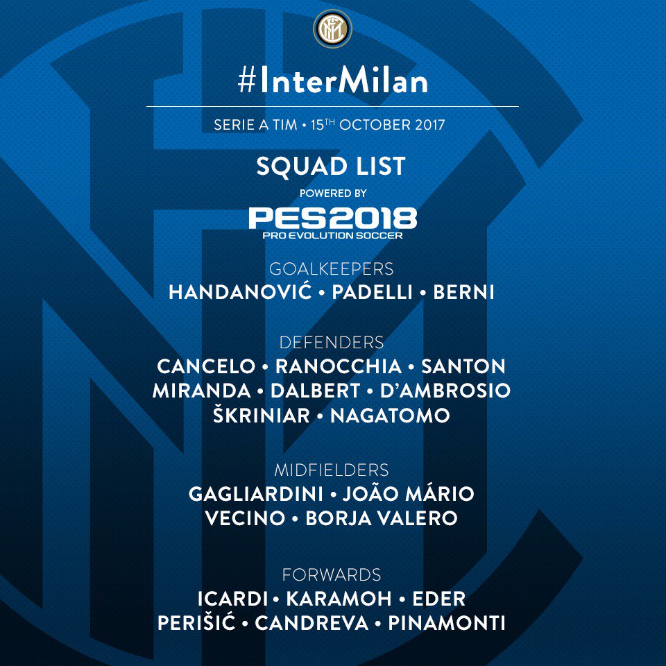 Inter's tweet image. 📋 Ecco i 21 convocati di mister #Spalletti per il #DerbyMilano! 👇 #InterMilan