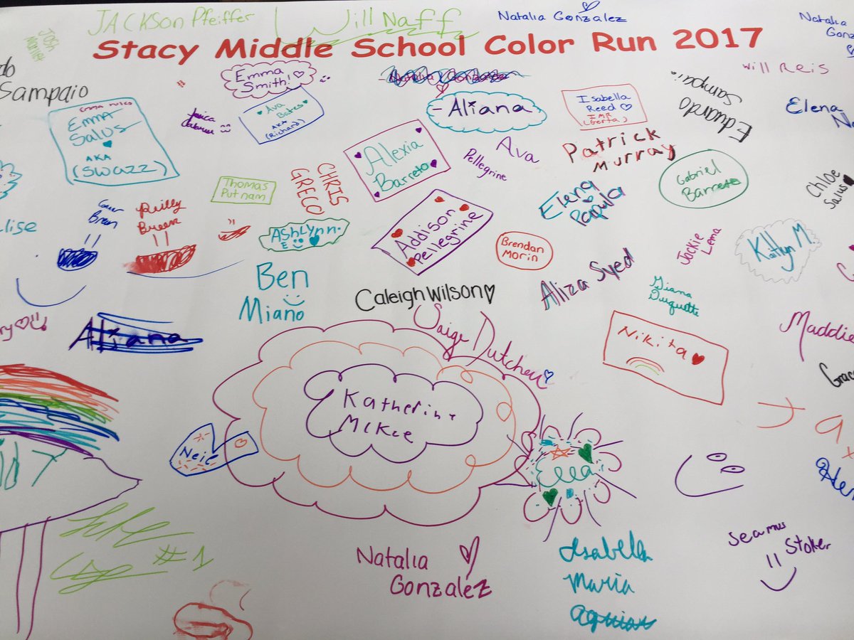 stacyhawks678's tweet image. Great time at the 2017 SMS Color Run! What a great event ❤️ all of the volunteers and runners were amazing! #colorrun2017