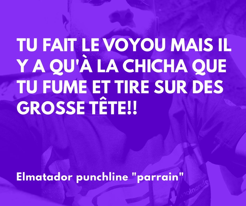 EL_MATADOR13's tweet photo. #1jourUnePunchline https://t.co/1svK5CXUAI