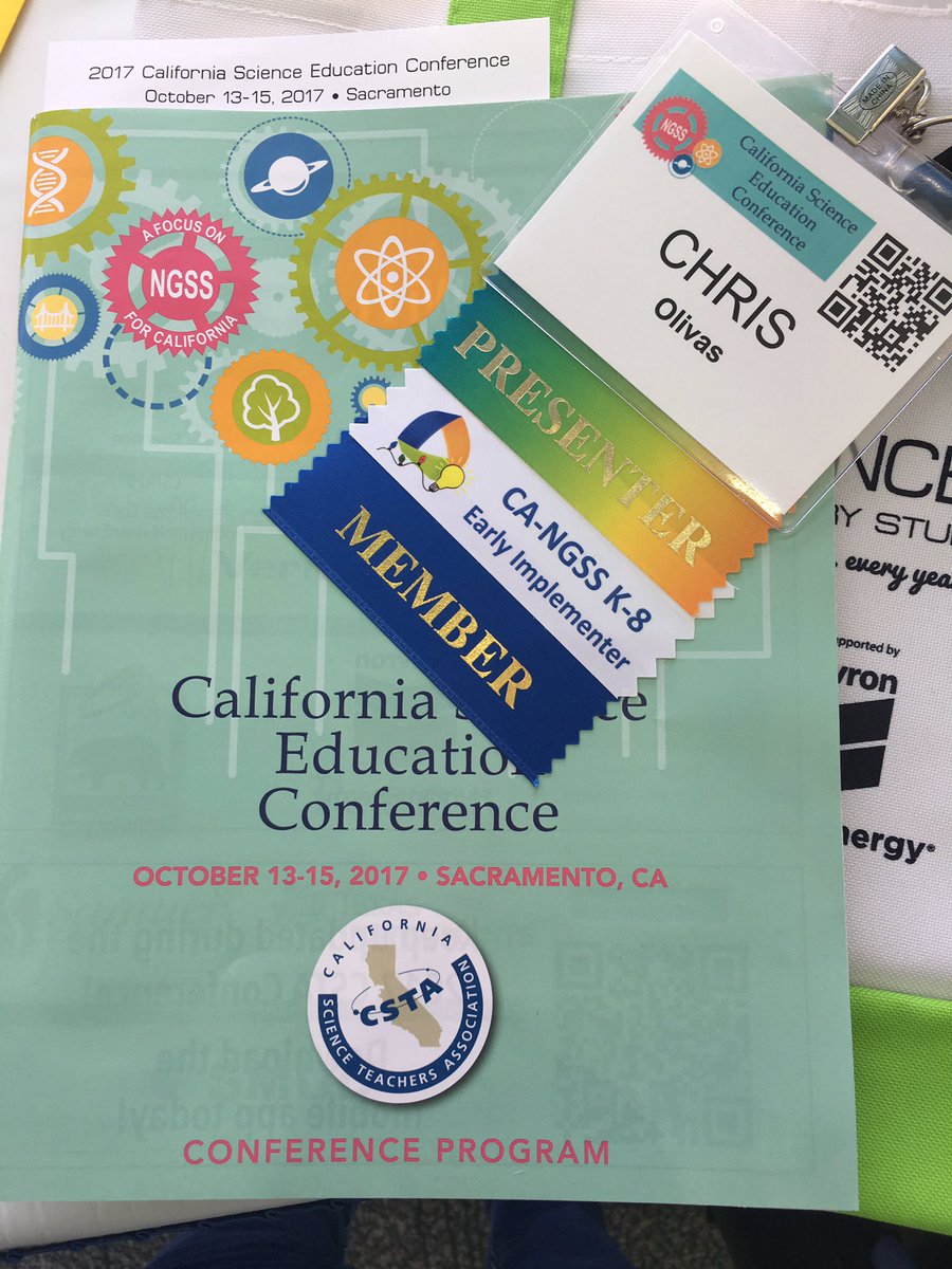 Pretty stoked to be presenting at the CSTA for the first time! If you're here check out project #Jawsome understanding white sharks! #NG