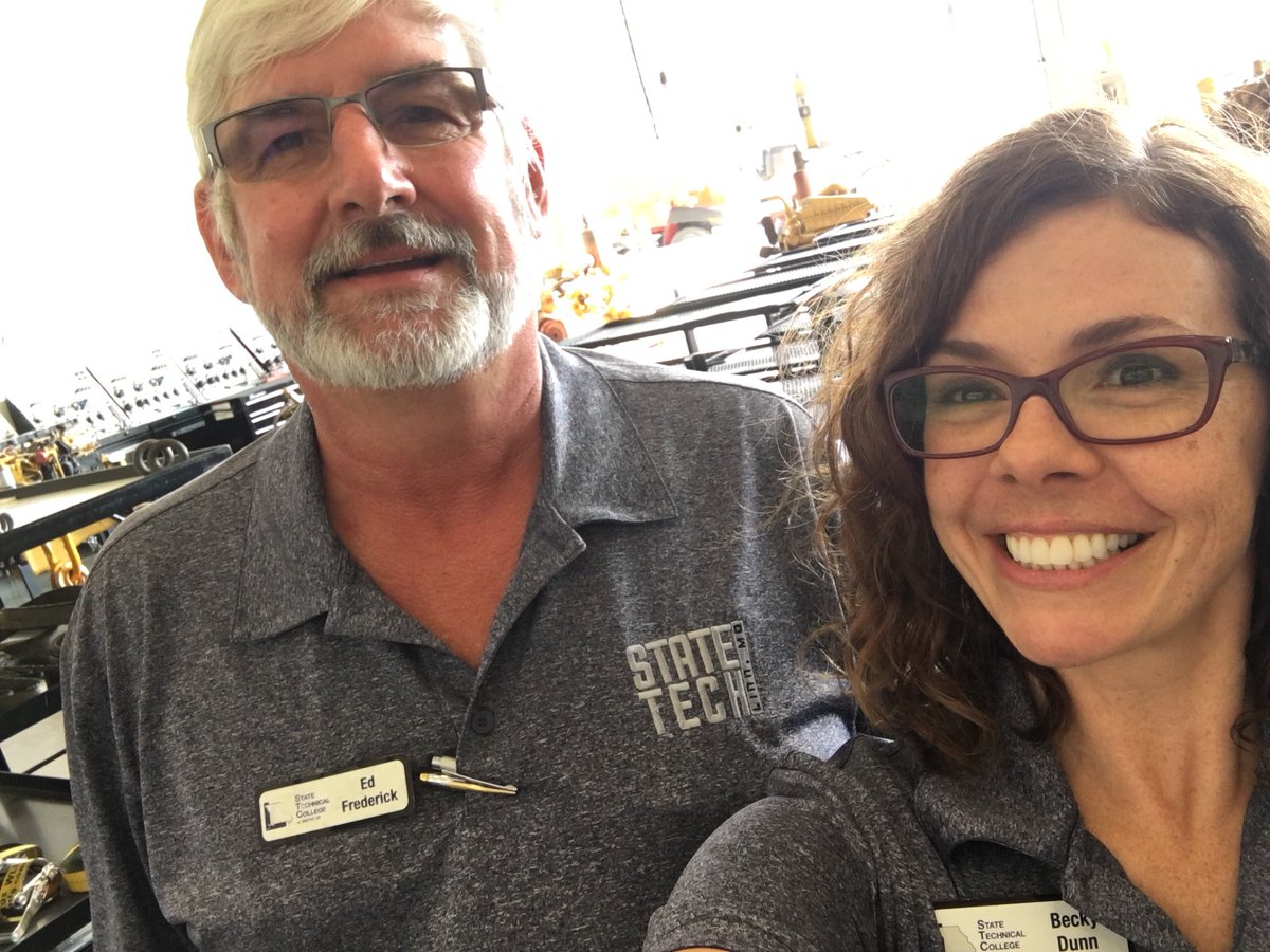 Dunns52000's tweet photo. Trying to figure out who wore it better. Me or @Edfred2011. #StateTechProud https://t.co/oCXfakY5dM