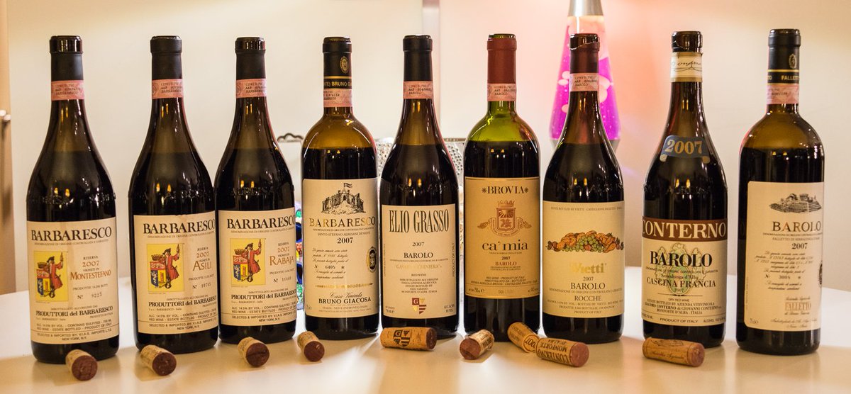 2007 Piedmont.  Favorite:  Produttori Asili.  Gorgeous.