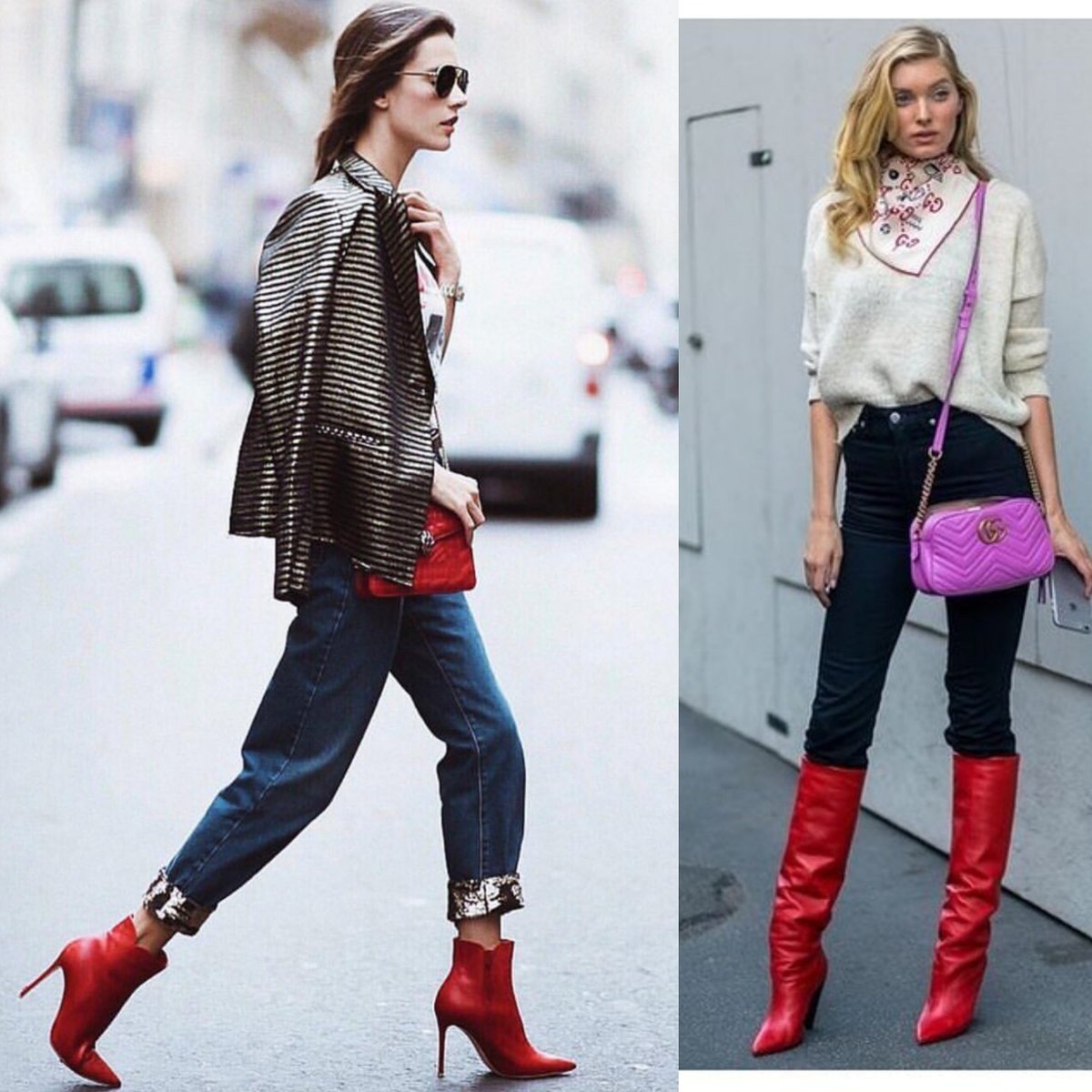 SBbespoke's tweet photo. Red boots are SUPER IN right now... Play with them without fear!!! / #redboots #trendstofollow #shoeaddict #bootsseason #sbstylists #sbtips https://t.co/q1C1XbF9x7