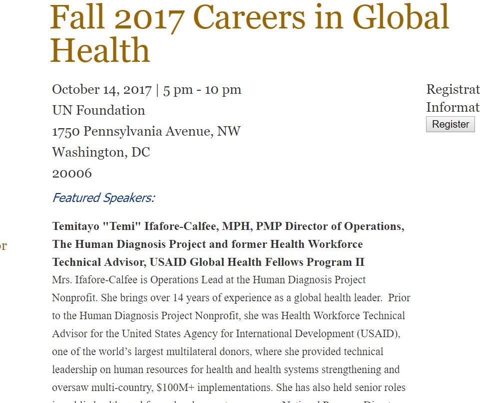 temIfafore's tweet photo. Excited to be a featured global health speaker with @joflakes tonight at the SOLD OUT United Nations Association career event! https://t.co/yvGeoLbBGa