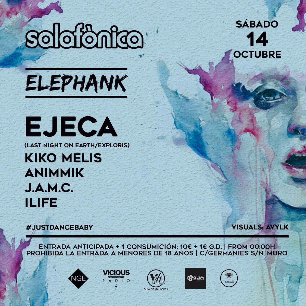 ElephankOFC's tweet photo. Preparados para esta noche! @ElephankOFC en @SalaFonica con un invitado muy especial desde UK  @_ejeca !
#Elephank #JustDanceBaby #Spain https://t.co/rBH5VEOBLZ