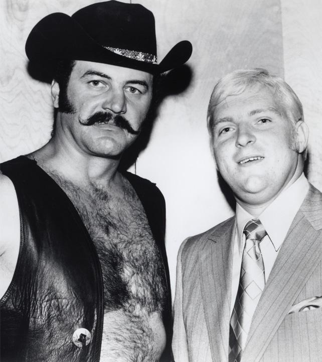 Happy 82nd birthday to pro wrestler Black Jack Lanza (seen here with the late Bobby Heenan). 