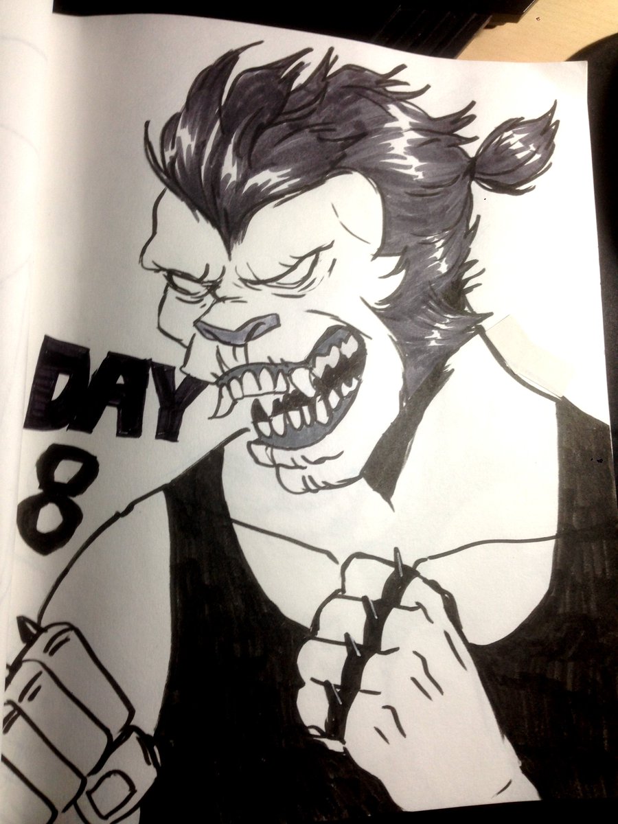 im trying to keep up #inktober 