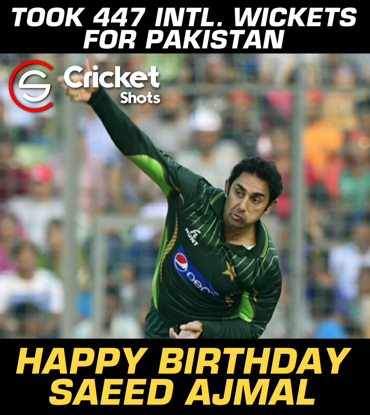 Happy Birthday to Saeed Ajmal!! 