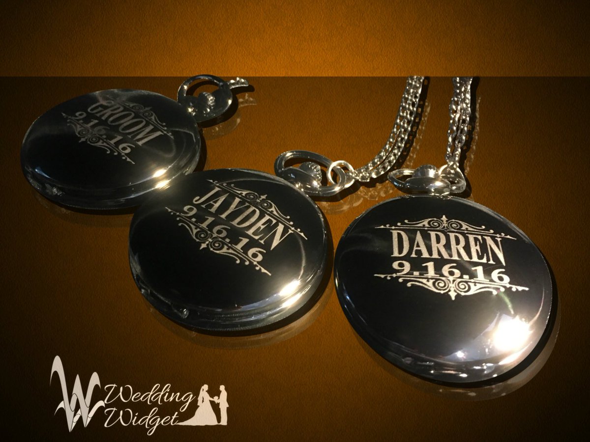 WeddingWidget's tweet image. Groomsmen gift - 11 Personalized Pocket watches - Bride… etsy.me/2qU1vX0 #groomsmengifts #CustomEngravedGift