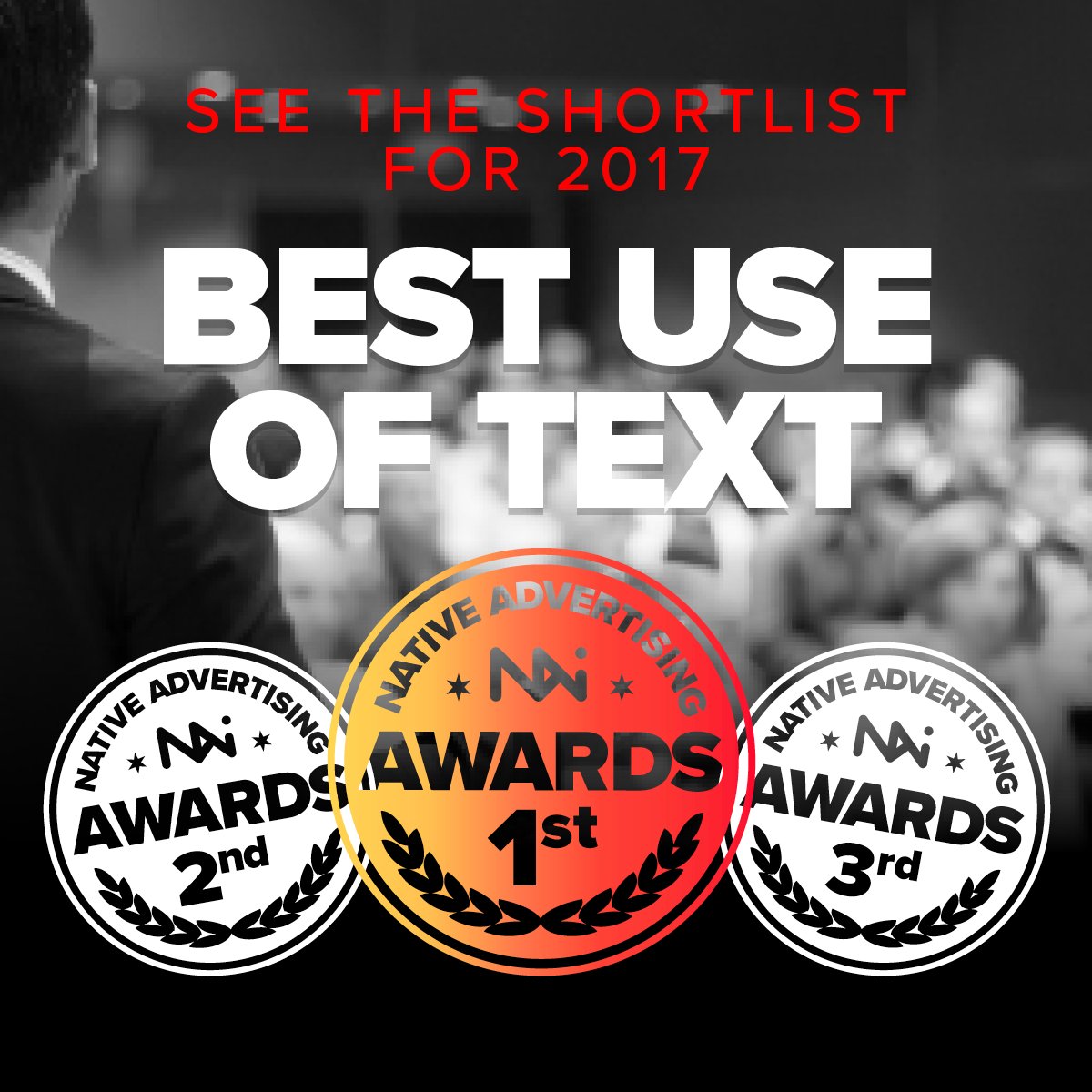 NativeInstitute's tweet photo. Congrats @24sata_HR. They are shortlisted for #BestUseOfText at #NativeDays17 with the #NoShame campaign for @PLIVA_HRVATSKA https://t.co/ChsP9uOOCM