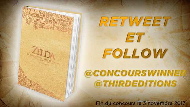 ConcoursWinner's tweet photo. #CONCOURS

Gagne le livre Zelda V.2  ! 🔥

➡ RT + Follow @ConcoursWinner + @ThirdEditions !

➡ Tag un(e) ami(e) !

Tirage : 03/11 ⏳ https://t.co/YGrKuLV697