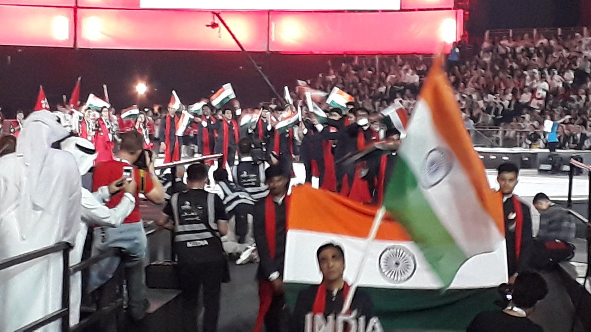 #WorldSkillsAbuDhabi2017 all the best team INDIA
<a href="/MSDESkillIndia/">Skill India</a> ....