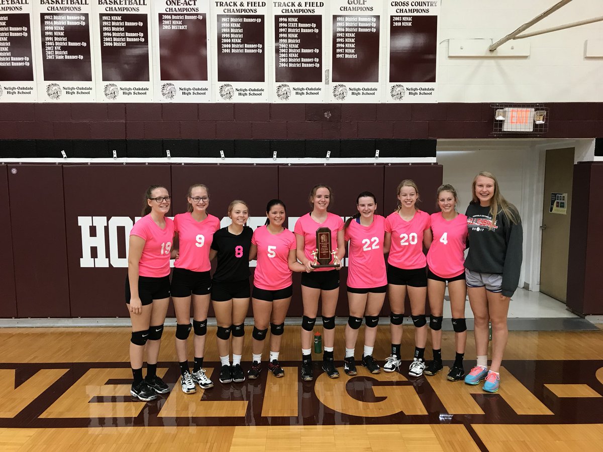 LetsgoNCknights's tweet photo. Champions! Freshmen volleyball tournament!  Great work, ladies!  Thanks for having us, @NOPSwarriors ! Gr8 game!!! https://t.co/Wn0k6pfVjJ
