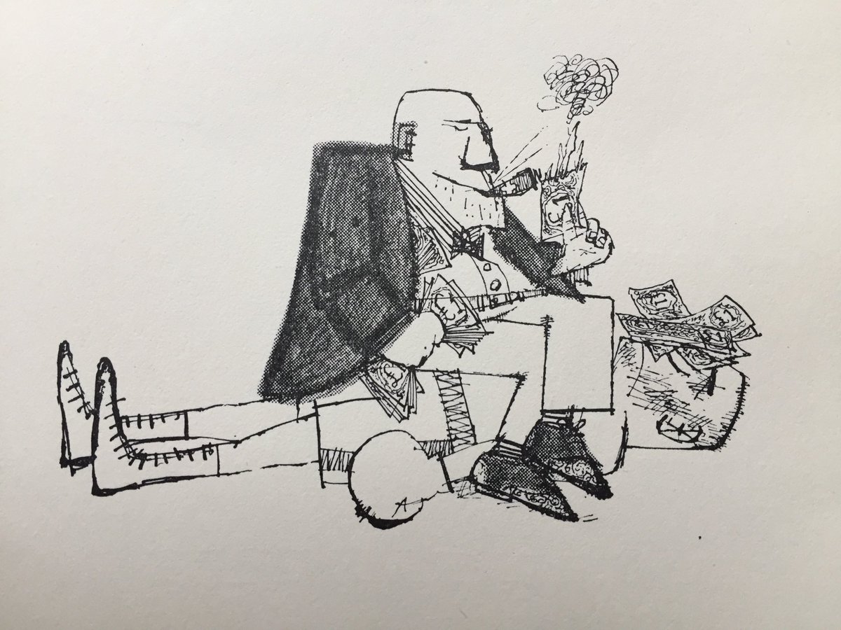 Added a splash of watercolour to this old picture <a href="/PeculiarPics73/">Peculiar Pictures</a> #vintage #ralphsteadman #vintageart #peculiarpictures