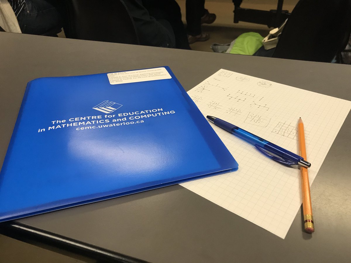 MrsYMulholland's tweet photo. Some serious growth mindset at the @uWaterloo_CEMC #flomac with spatial thinking-related games and brain teasers https://t.co/82rrPJZBGZ