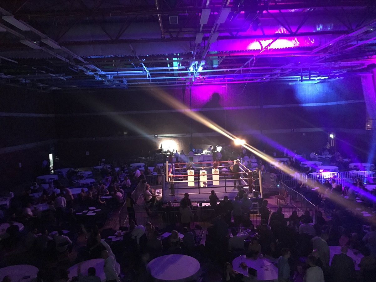 WatersideEMS's tweet photo. #TeamWEMS ready at the #RingSide for #Boxing #MedicalCover at the Mountbatten Centre for #FightForCancer.. https://t.co/m8JGYfLxDG