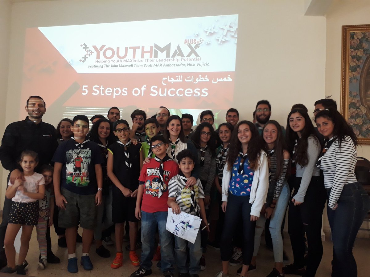 KhalilWahhab's tweet photo. Enjoyed impacting youth with first Global Youth Initiative session this season in #betterJO 
Thank you @nickvujicic!
https://t.co/vFMOwC9RcS https://t.co/TUuBPars2x