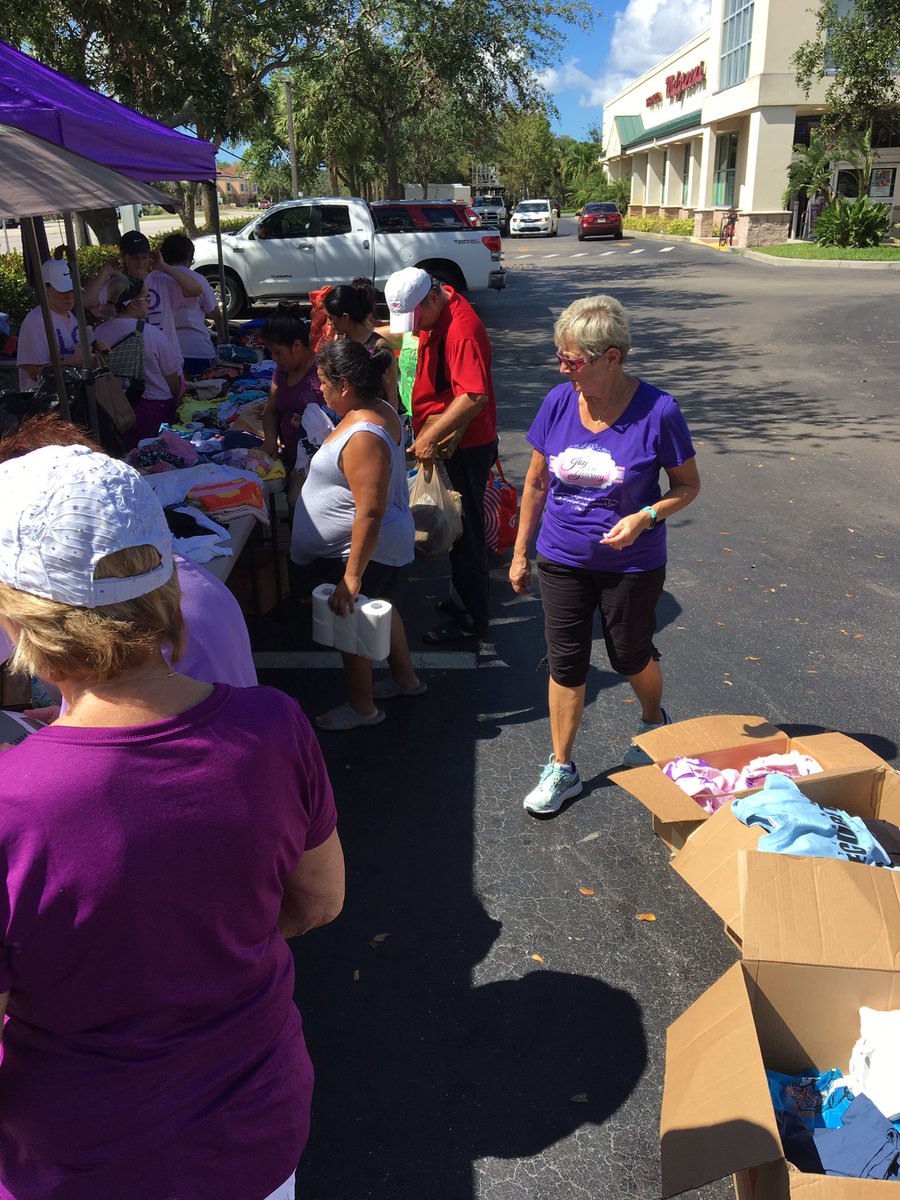 big turn out yesterday for One Way Out Ministry serving the basic needs of the local community in Ft Myers, Florida! #seektoserve #DZT