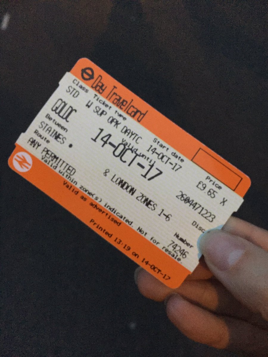 dwidger101's tweet photo. @SW_Railway today I got a travelcard from Staines, does that mean I can go back to woking? Or do I have to end at Staines? https://t.co/fEj7oX5v8P