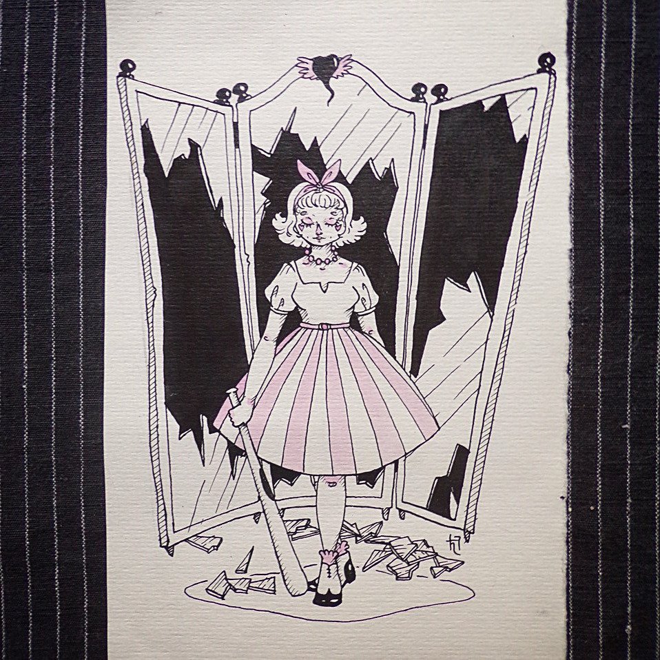 thistledowngang's tweet photo. #inktober2017 day 12/31 #shattered
💖🍨🎠
#pastel #vintage #cute #stuffIdraw #inktober #illustration https://t.co/eLnkWDBiM7
