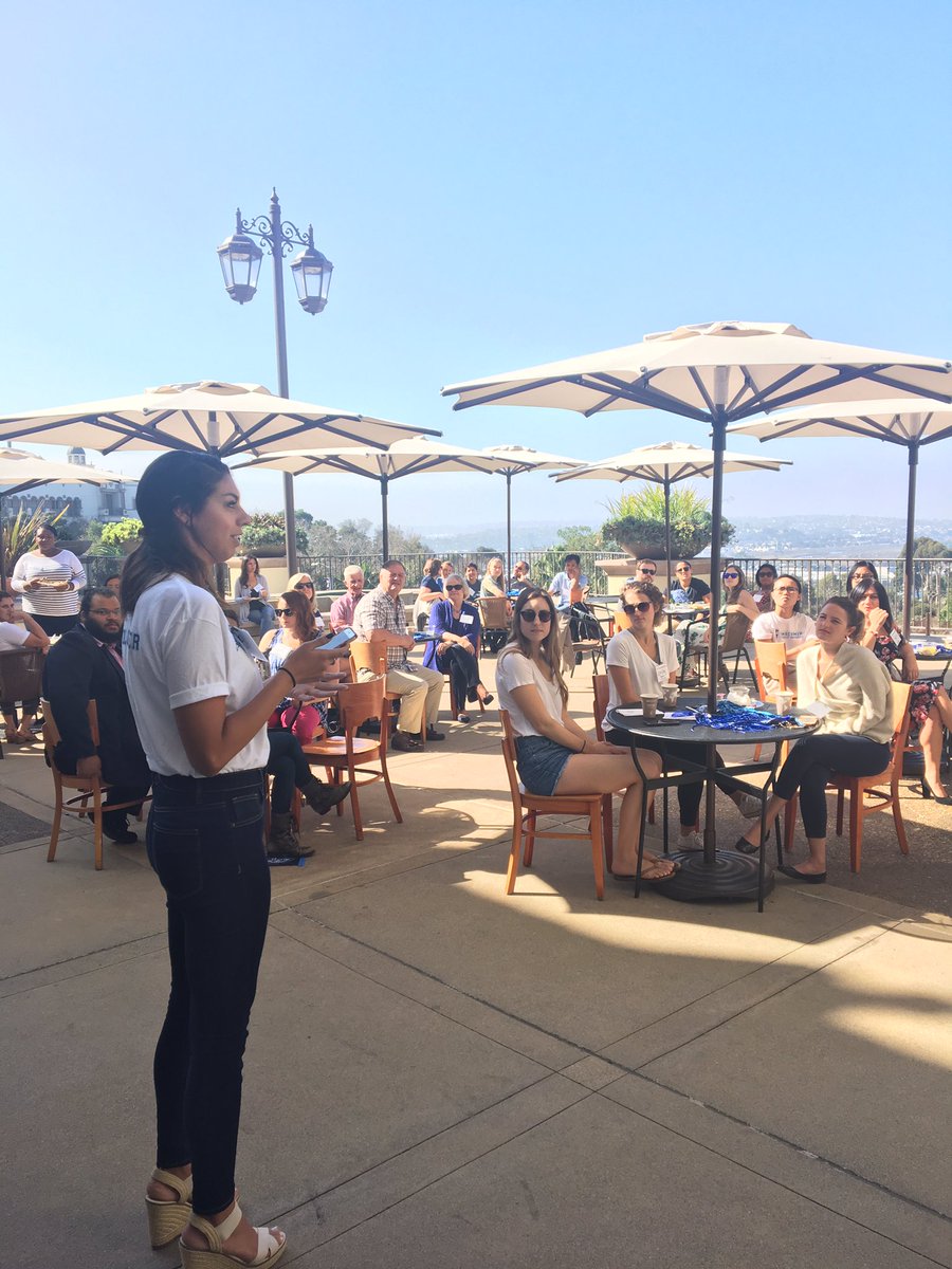 <a href="/USDSOLESGSA/">SOLES Graduate Student Association</a> Prez Jelitsa Fonseca '18 shares what it is to be a student <a href="/usdsoles/">USDSOLES</a> <a href="/GoUSDAlumni/">USD Alumni Association</a> <a href="/uofsandiego/">USD</a> #usdhomecoming2017