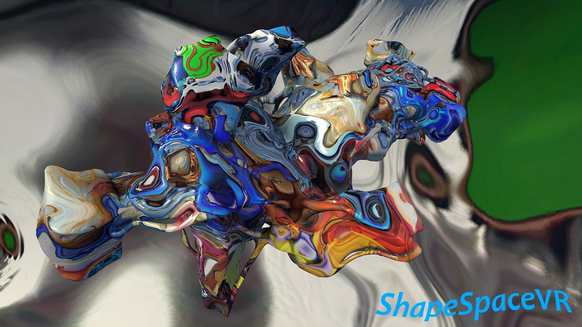 shapespacevr's tweet photo. The Shape of things to come @KevinMackArt work in progress on Vast New World of Shapes in Space #Blortasia #HTCVive #screenshotsaturday #VR https://t.co/Ran17B84Vv
