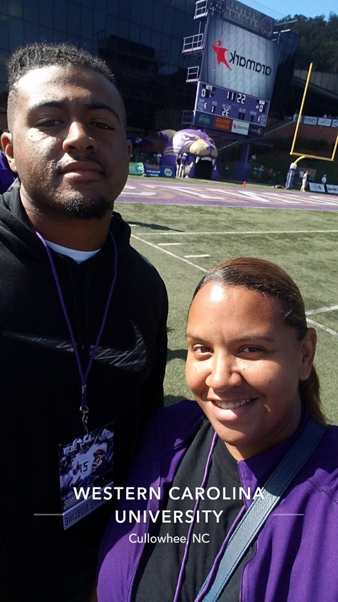 GWCTigerPride's tweet photo. Carver Columbus DT Andrew "TREE" Ogletree visits Western Carolina University @RecruitGeorgia @247Sports @DNASportsTalk @preps285 @lesports https://t.co/BwndyV3pFA