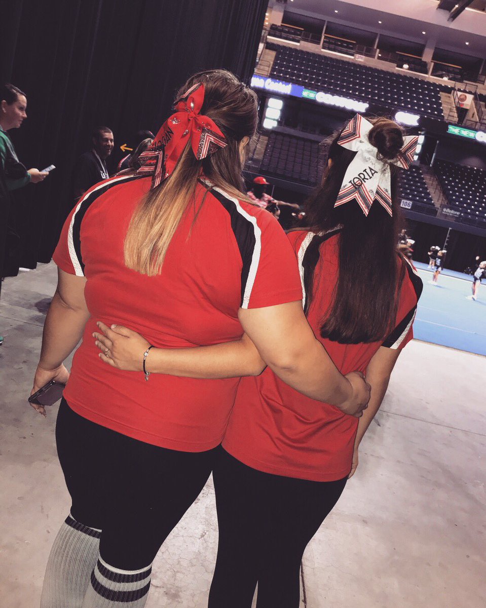 toriagalvao's tweet photo. going to competition today and realizing how much I miss cheer ,but I’m so proud of our girls ❤️ #EPJRT https://t.co/QRUFCZGpuN