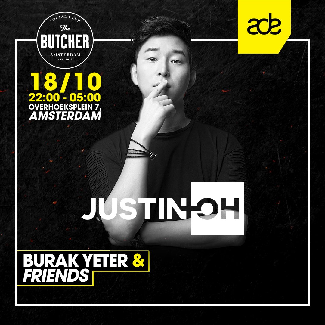 connectionbookg's tweet photo. We can't wait for @BURAKYETER &amp; FRIENDS @ADE_NL #TheSocialButcher @justinohmusic #Amsterdam https://t.co/7wAwZPuTiV