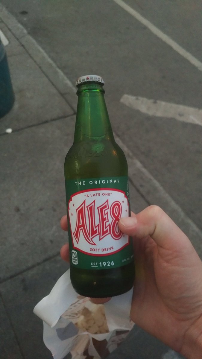 shawnhyska's tweet photo. Even while visiting #SanFrancisco you can find amazing soda @Ale8One #al8one #alateone https://t.co/E9sn9tG28N