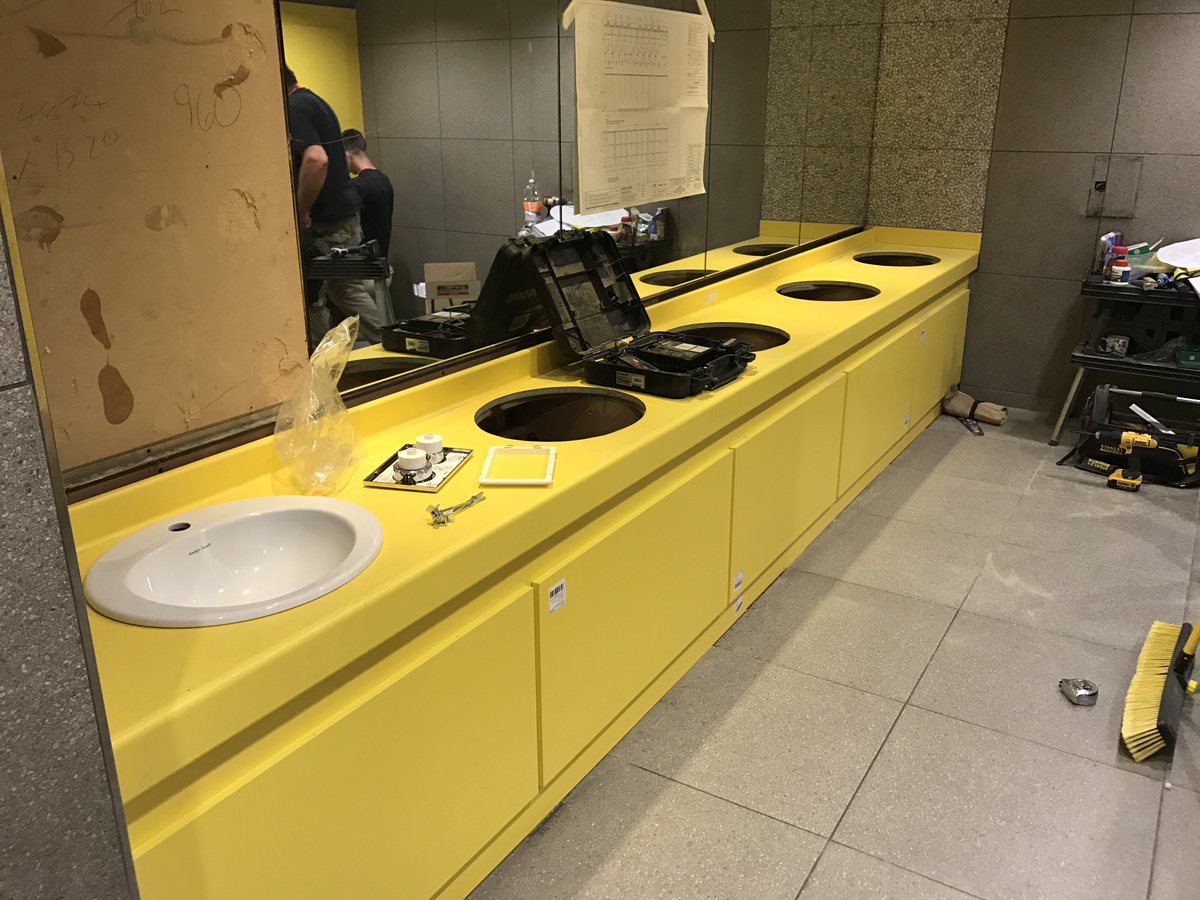 RickRwf's tweet photo. @venestawashroom installation went well at the O2 Shopping Centre Finchley Road. https://t.co/VQZFfZ0hKW