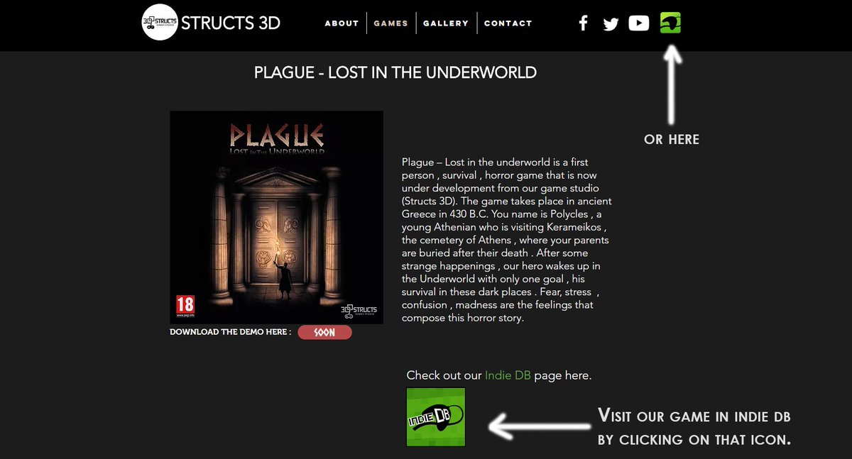3DStructs's tweet image. Did you know that our game is on Indie DB ?
Feel free to go and check it out :
indiedb.com/games/plague-l…
Website:
structs3d.com