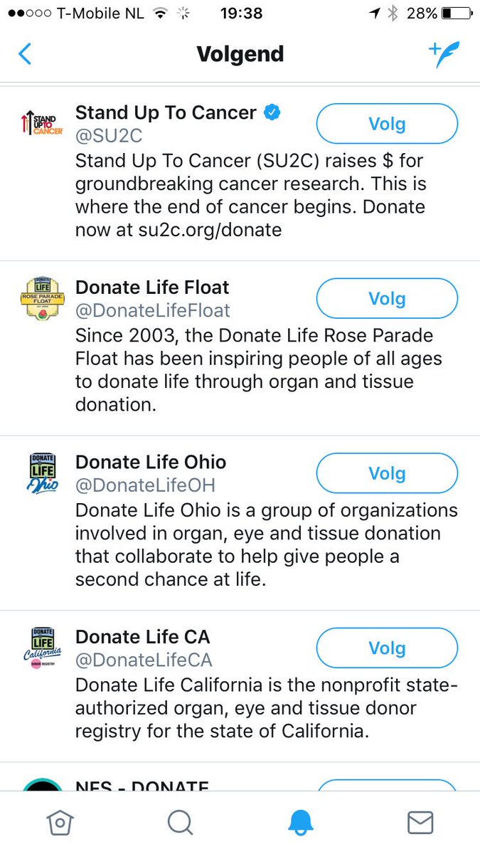 donateschuil's tweet photo. Dat je geen idee hebt waarom een vreemde jouw verkiest tot 1 van de 111 die hij volgt, tot je ziet wie die andere zijn... #welorgaandonor https://t.co/JP8TyIVUhi