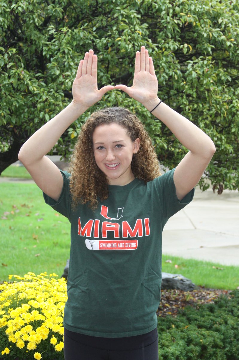 Grace_McG16's tweet photo. Super happy to announce my verbal commitment to swim for The University of Miami next year! Go Canes! 🙌💚🌊 https://t.co/xH8zYk0r8V