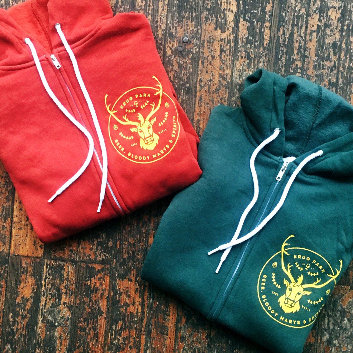 New hoodies in, courtesy of our friends at <a href="/inktankmerch/">Ink Tank Merch</a>! Thanks to all who weighed in on their favorite color -- we decided to do both due to the overwhelming love both received! $30 available at the bar.