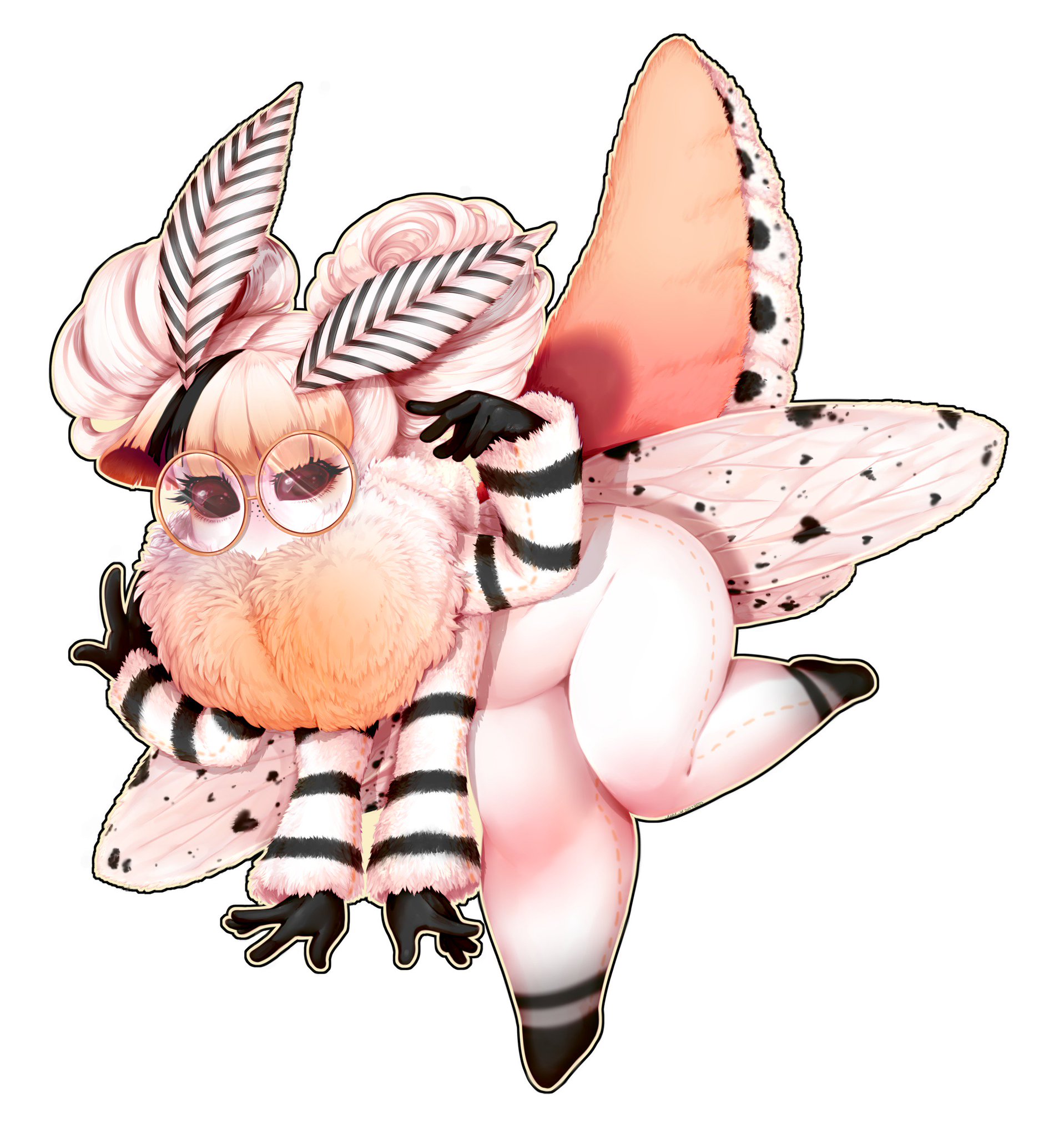 絵画 Moth Girl #004-1 farp,x_large,wall_texture,