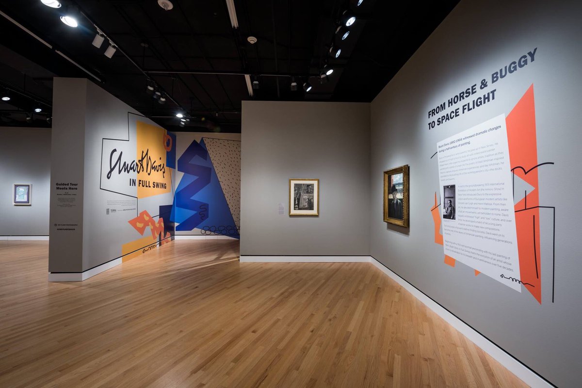 crystalbridges's tweet photo. #CBStuartDavis is on view now! Come explore 80+ artworks that virtually hum with energy. Tickets here: https://t.co/Oau9y6rbb0 https://t.co/sX3UYjJQgE