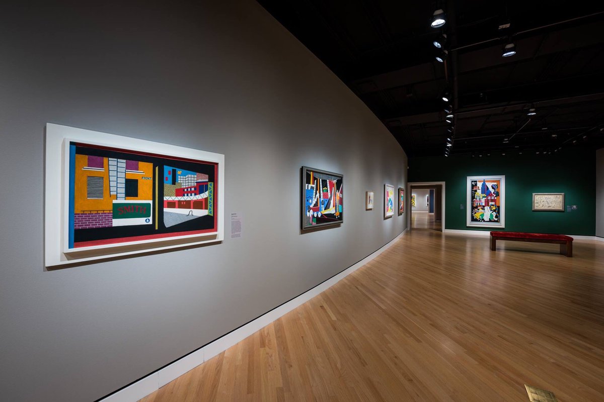 crystalbridges's tweet photo. #CBStuartDavis is on view now! Come explore 80+ artworks that virtually hum with energy. Tickets here: https://t.co/Oau9y6rbb0 https://t.co/sX3UYjJQgE