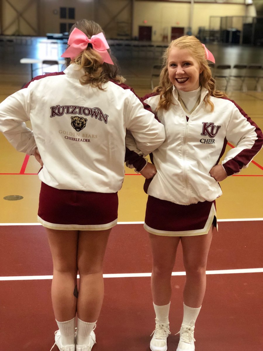 VSFCrystal's tweet photo. Loving @KutztownCheer new sublimated warm up!  No better way to show your school pride than with a custom logo!  #RoarBears #VarsityFashion https://t.co/UjyX27rzqB